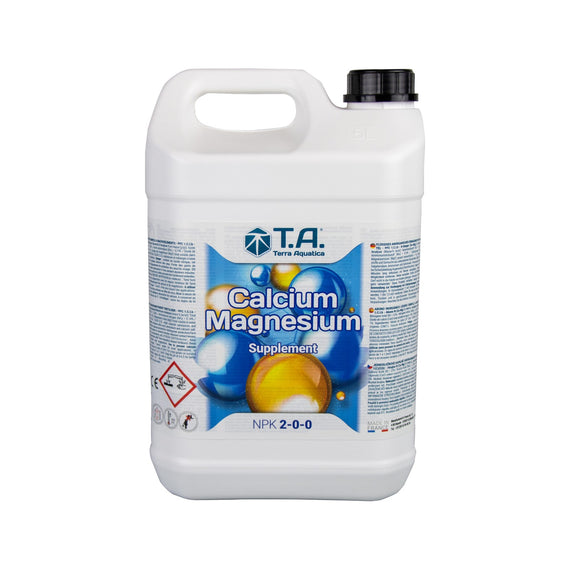 Bidon de 5 L de CalMag avec pictogramme de danger pour les yeux