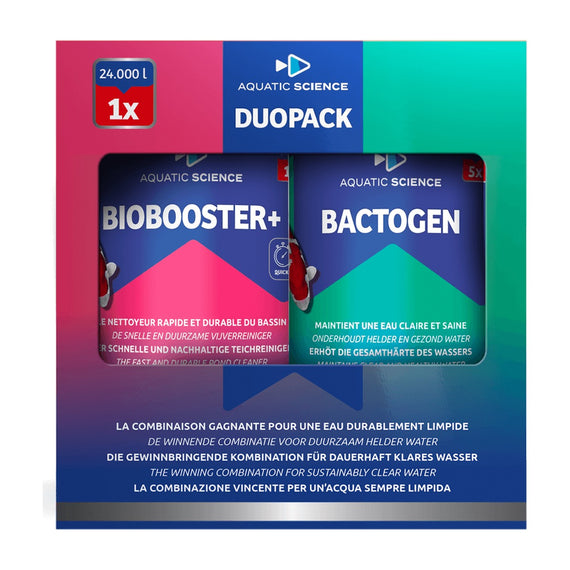 Aquatic Science Duo Pack set combining Biobooster+ and Bactogen