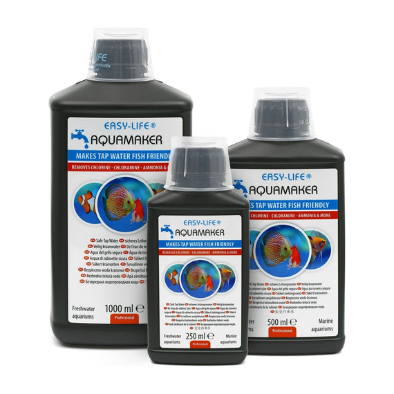 Řada lahviček Easy-Life AquaMaker, kondicionér vody z kohoutku pro akvárium