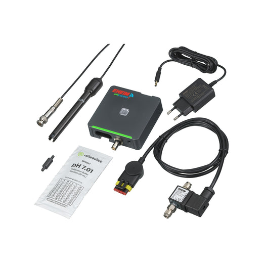 Set Eheim pHcontrol+e avec contrôleur, sonde pH, électrovanne CO2 et solution d'étalonnage