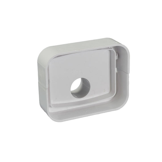 Canal NFT 100x80 mm double paroi Growrilla, drain cap vue 2