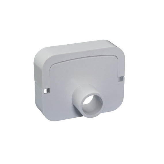 Canal NFT 100x80 mm double paroi Growrilla, drain cap vue 3