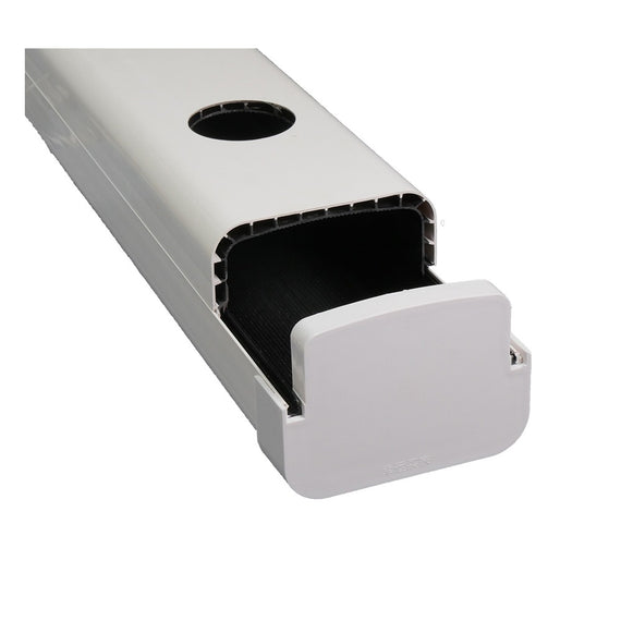 Canal NFT 100x80 mm double paroi Growrilla, bouchon end cap vue 1