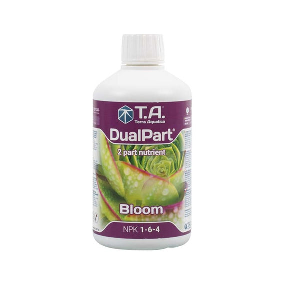Flacon de 500 ml de partie floraison de l'engrais en deux parties