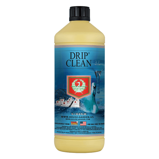 Bouteille de Drip Clean, additif anti-dépôts pour arrosage goutte-à-goutte