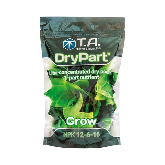 Sachet de 1 kg de DryPart Grow, engrais minéral de croissance en poudre NPK 12-6-16, vu de face