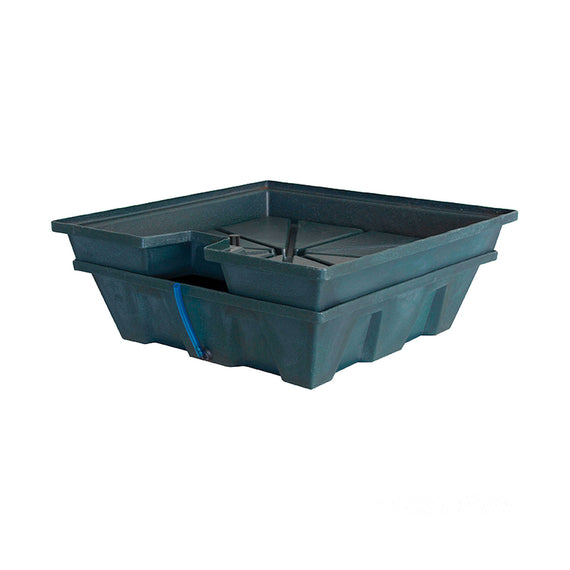 Table à marée Ebb & Grow Terra Aquatica avec son bac de culture et son réservoir