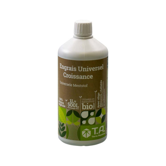 Flacon de 1 L d'engrais universel croissance, engrais bio liquide NPK 3-1-5