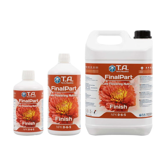 Engrais de fin de floraison en flacons de 500 ml et 1 L et en bidon de 5 L