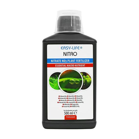 Flacone Easy-Life Nitro da 500 ml, fertilizzante a base di nitrato per piante da acquario