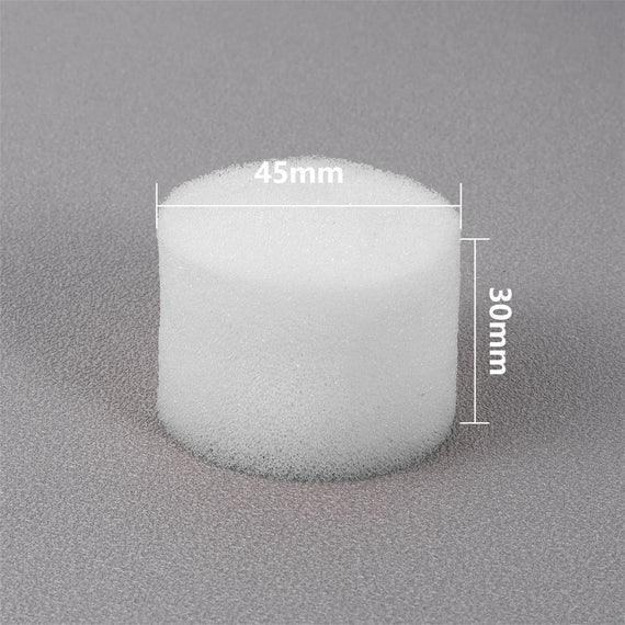 Éponge de culture en mousse blanche de 45 mm de diamètre et 30 mm de haut