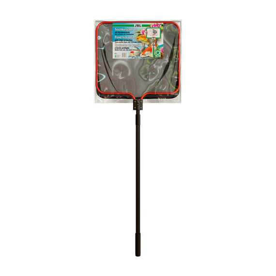 JBL M fine-mesh pond net, black net of 50 x 43 cm and telescopic handle of 160 cm
