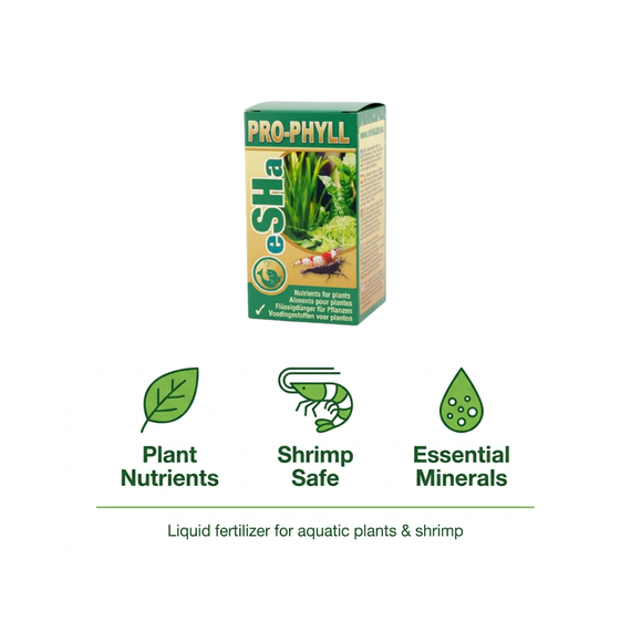 shrimp safe aquarium plant fertilizer Aquarium fertiliser eSHa PRO-PHYLL 20 ml — plants & shrimp – Univers Aquaponie