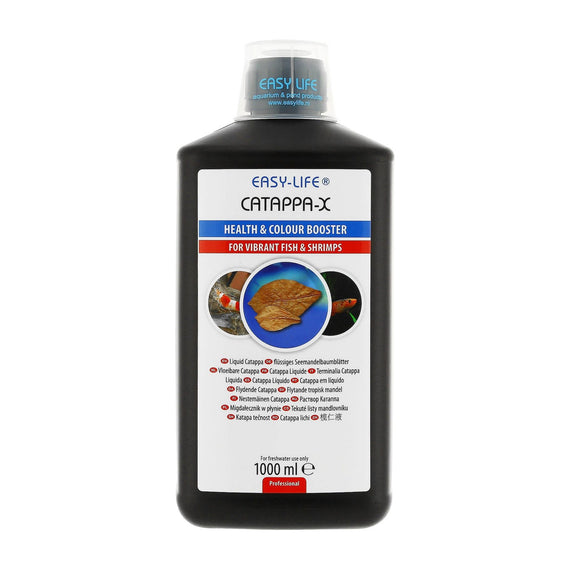 Flacon Easy-Life Catappa-X de 1 L, extrait de feuilles de catappa pour aquarium