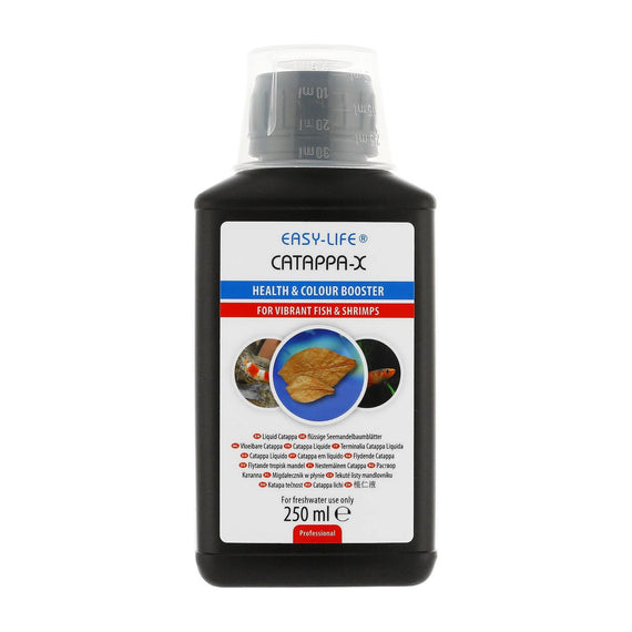 Flacon Easy-Life Catappa-X de 250 ml, extrait de feuilles de catappa pour aquarium