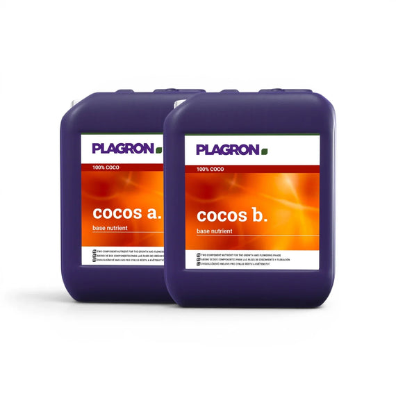 Les deux bidons de 5 litres de Cocos A et B Plagron