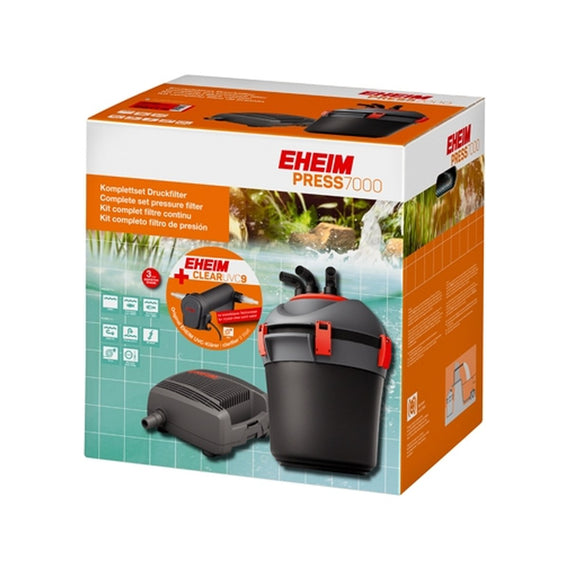 Kit EHEIM PRESS 7000 avec pompe et clarificateur CLEARUVC 9 W