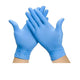 Gants jetables en nitrile, boîte de 100, taille M ou L