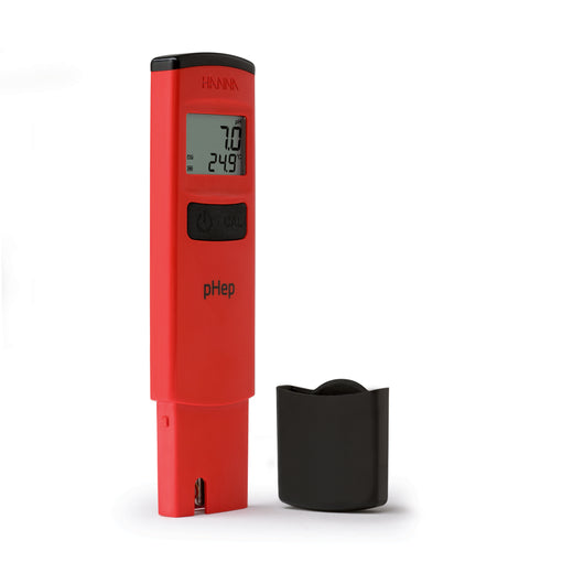 pH-mètre pHep HI98107 en haute définition, sonde et écran visibles