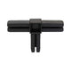 Raccords pour tube carré 30 x 30 mm, té ou bouchon