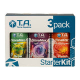 Coffret 3 pack Starter Kit NovaMax : engrais de croissance, de floraison et FinalPart en 500 ml