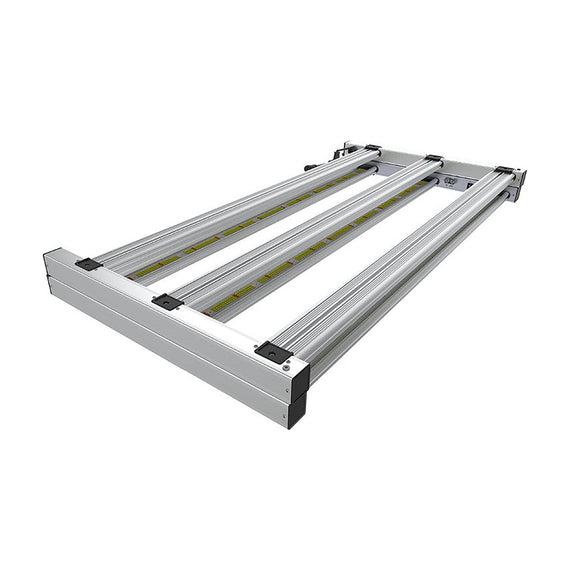 Lazerlite Pro 720 W en perspective, cadre et barres en aluminium blanc