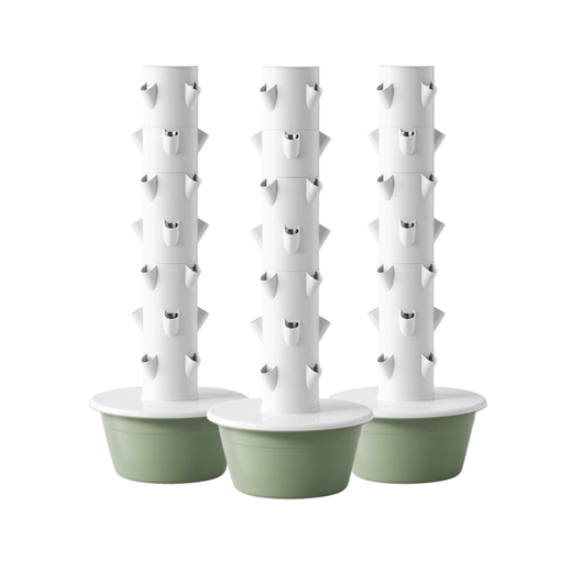 Lot de tours de culture hydroponique et aéroponique pour cultiver salades et aromates verticalement