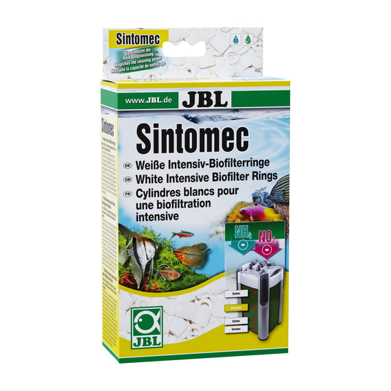Balení JBL SintoMec 450 g, bílé válečky pro biologickou filtraci akvária