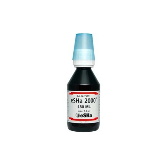 Flacon eSHa 2000 180 ml grand format pour aquarium d'eau douce