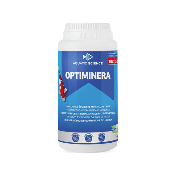 Dóza 500 g přípravku Optiminera 10000 Aquatic Science pro jezírka do 10 000 litrů