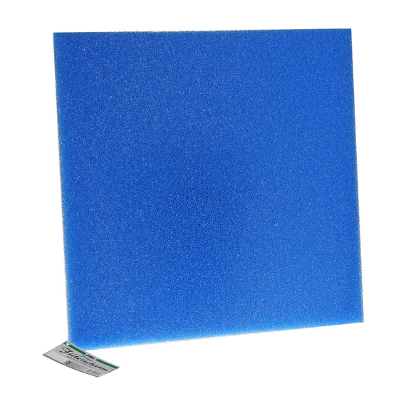 Plaque de mousse filtrante bleue JBL grosse maille, 50 x 50 x 2,5 cm