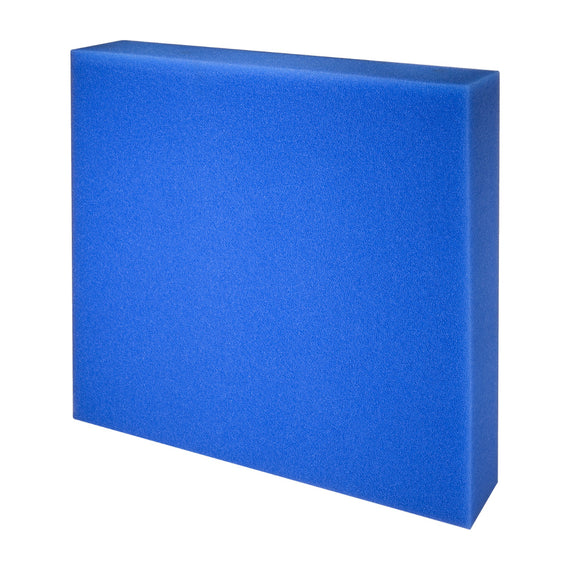 Plaque de mousse filtrante bleue JBL maille fine, 50 x 50 x 10 cm