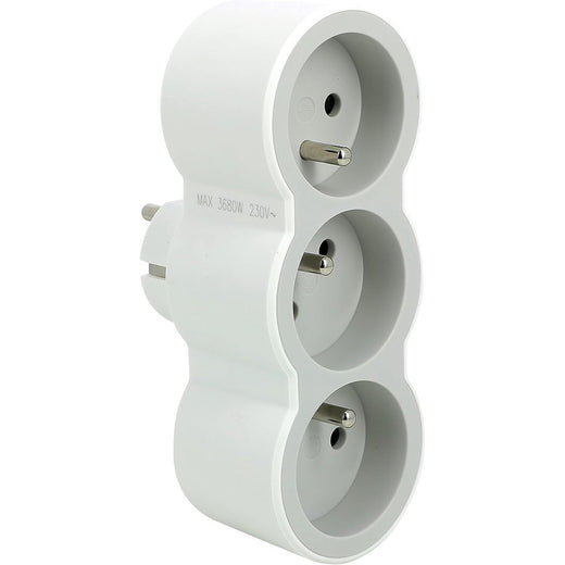 Multiprise Legrand triplite 3 prises certifiée NF pour alimentation aquaponie en toute sécurité
