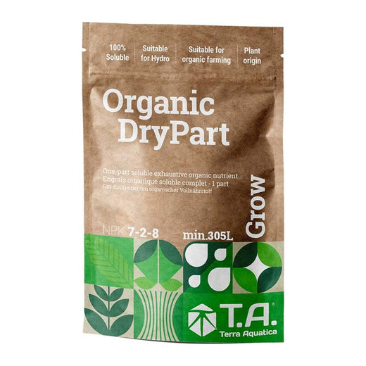 Papírový sáček 400 g Organic DryPart Grow, bio práškové hnojivo pro růst NPK 7-2-8