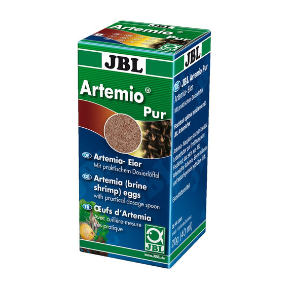JBL ArtemioPur box, brine shrimp eggs in a 40 ml bottle