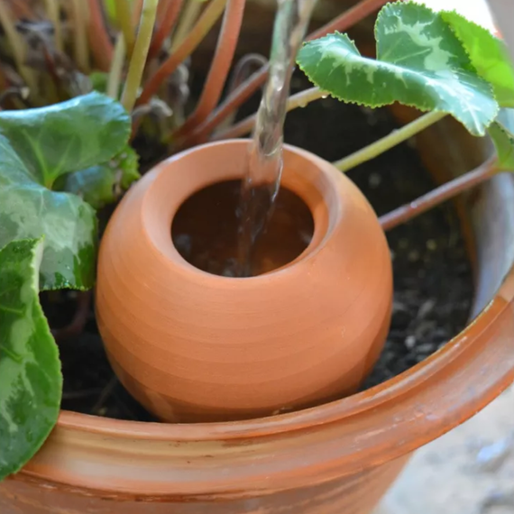 Ollas in pot Univers-Aquaponie en terre cuite pour irrigation directe des plantes en pot