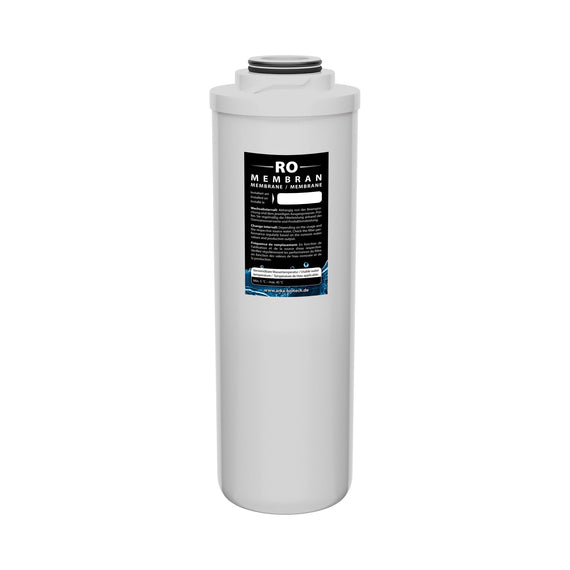 Membrane d'osmose inverse en corps blanc à étiquette noire pour osmoseur de 3 800 L par jour