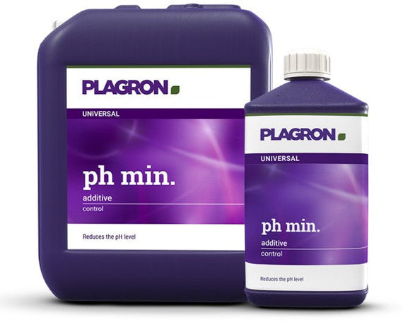 Bidon de 5 litres de pH Min Plagron pour les grandes cuves