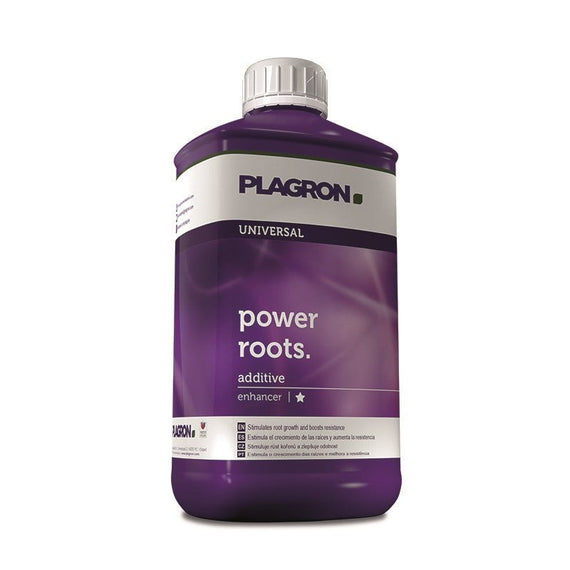 Flacon de 100 ml de Power Roots Plagron, stimulateur racinaire pour la terre
