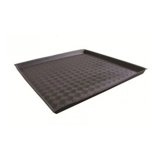Plateau de culture souple Flexi Tray noir, carré, à fond antidérapant et rebords d'environ 10 cm