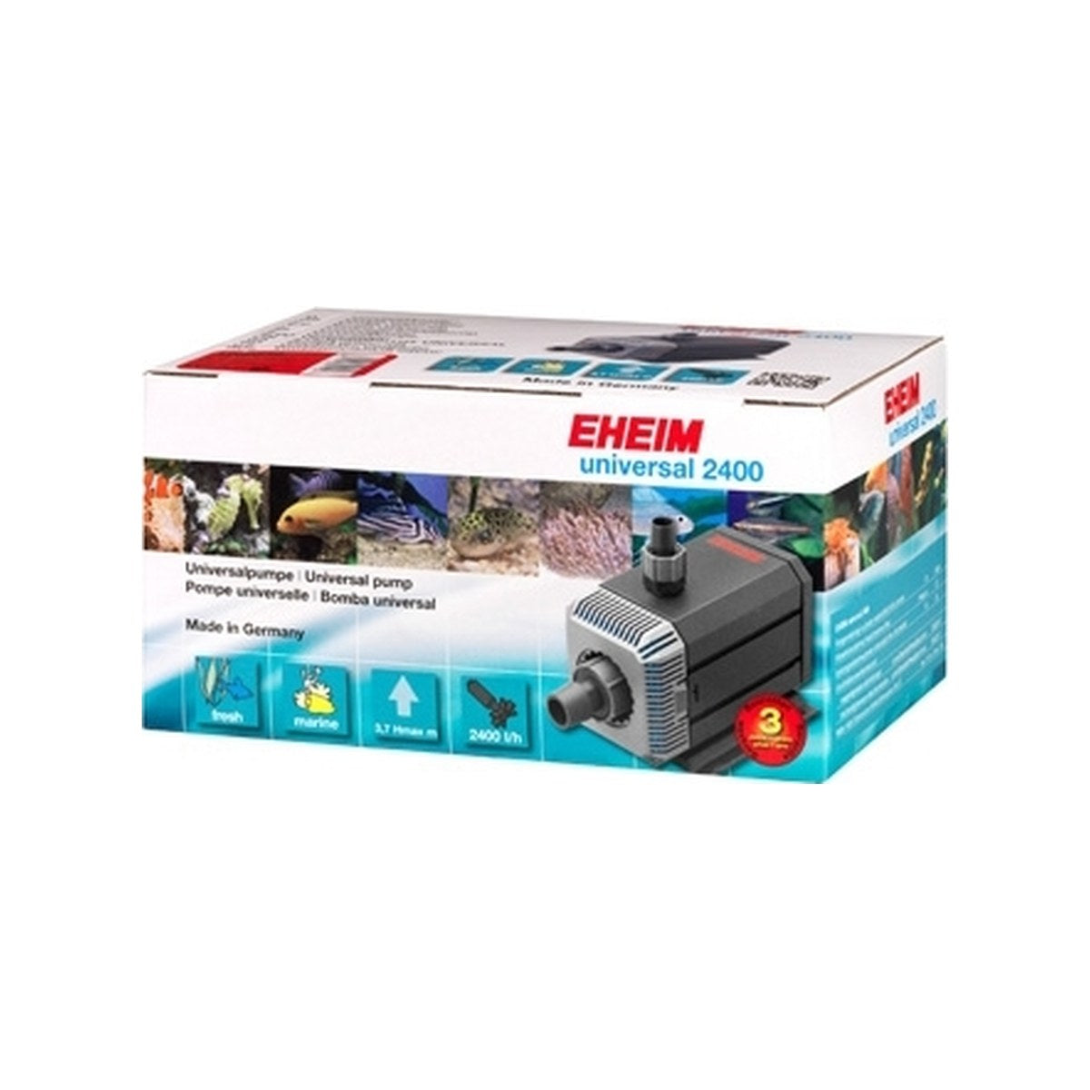 EHEIM universal pump, 300 to 3,400 L/h, in or out of the water