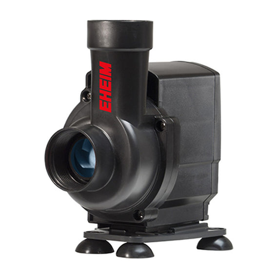 EHEIM compactON 12000 water pump in black, 25 mm vertical outlet, on its suction cups