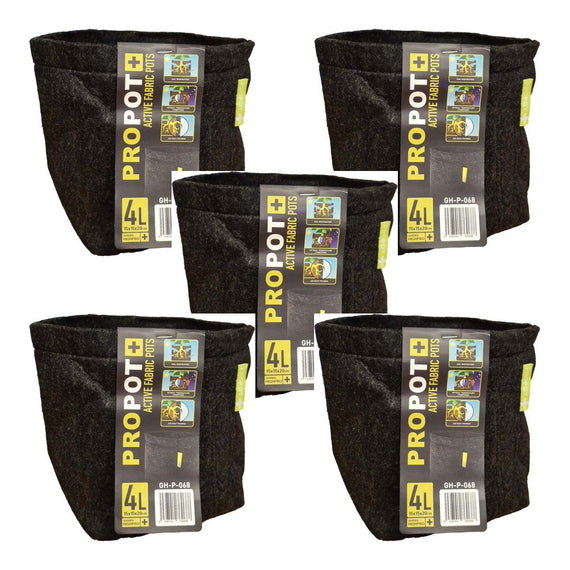 Set di 5 vasi in tessuto da 4 L