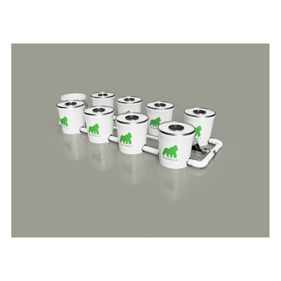 Kit RDWC PRO 8 pots, rendu 3D détaillé