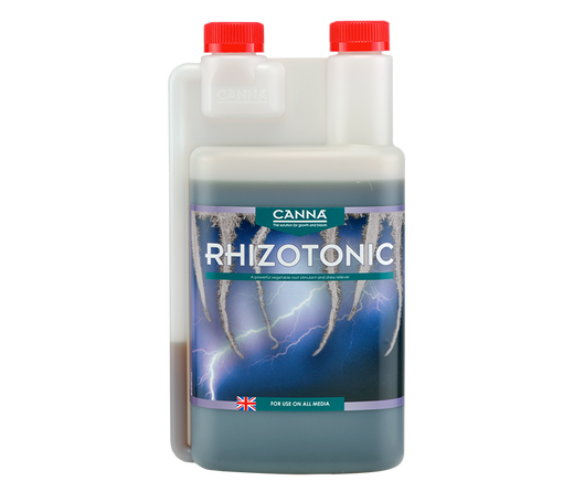 Flacon de CANNA Rhizotonic, stimulateur racinaire liquide aux extraits d'algues