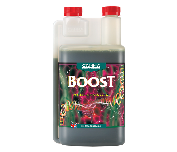 Flacon de CANNABOOST Accelerator, stimulateur de fructification CANNA