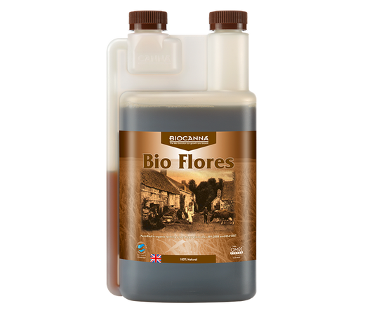 Bouteille de BIOCANNA Bio Flores, engrais organique liquide de floraison