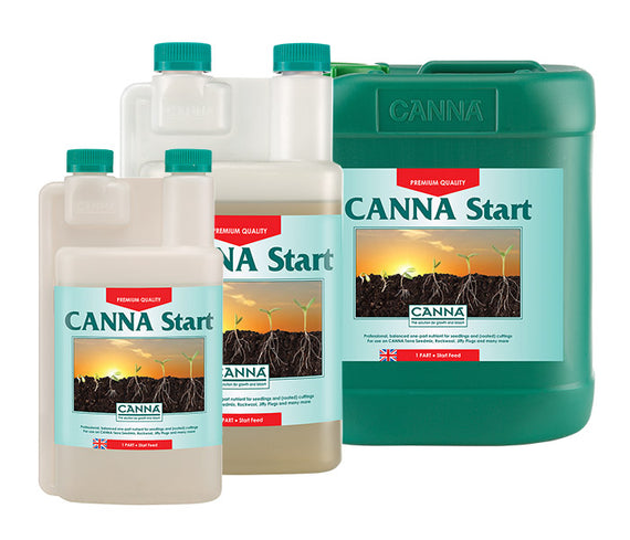 Gamme des contenances de CANNA Start