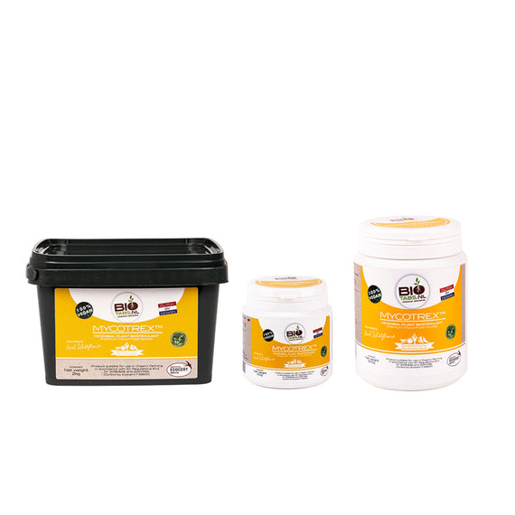 Conditionnements de l'inoculant mycorhizien Mycotrex Biotabs