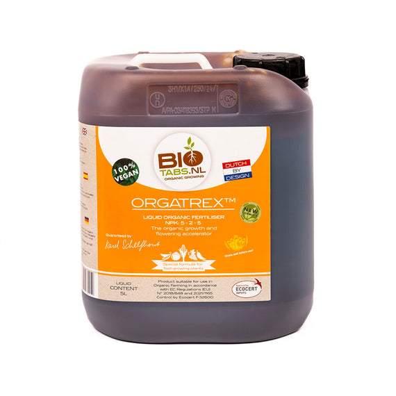 Orgatrex Biotabs en bidon de 5 litres